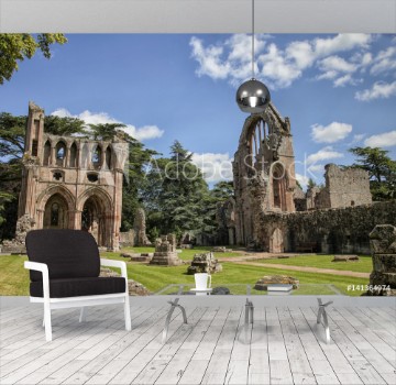 Picture of Dryburgh abbey on the Scottish borders
